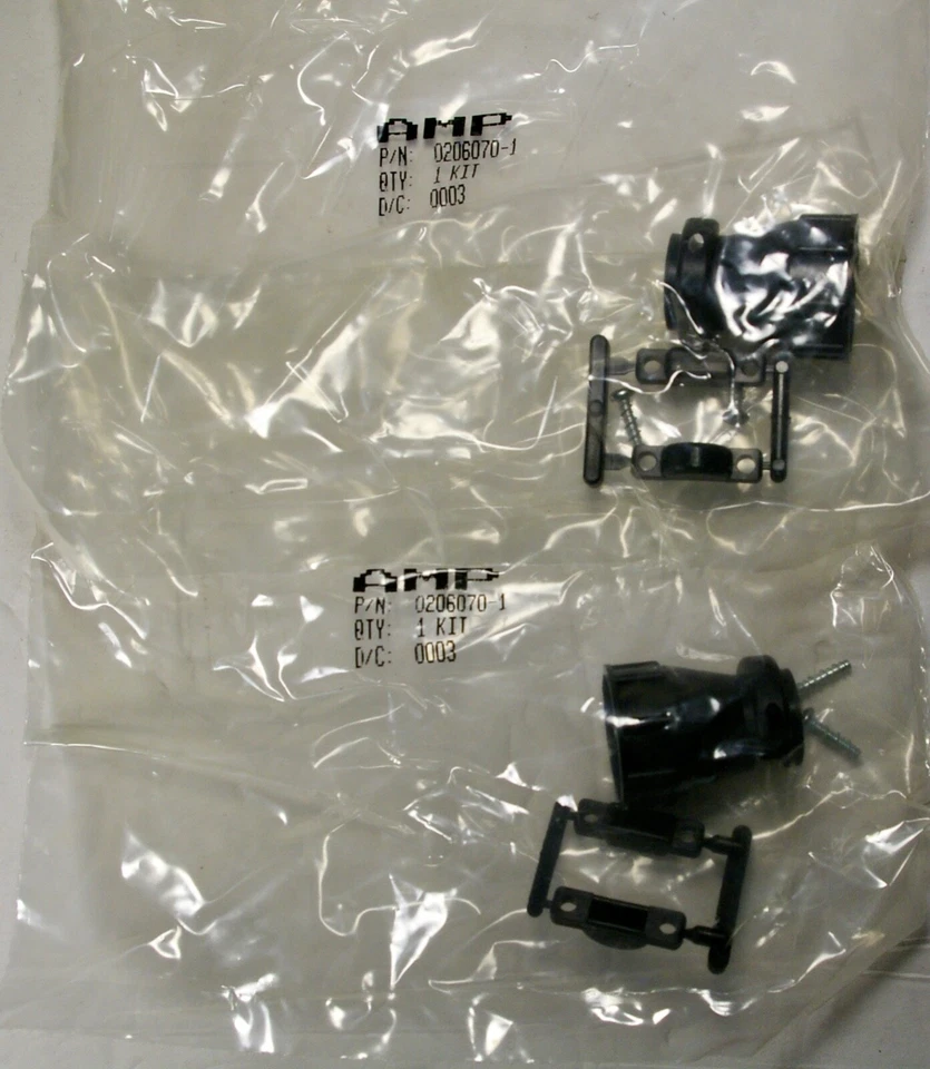 AMP 206070-1 Cable Clamp Kit CPC Circular #17 Connector Shell Size 17 Lot/2 - Image 1 of 2