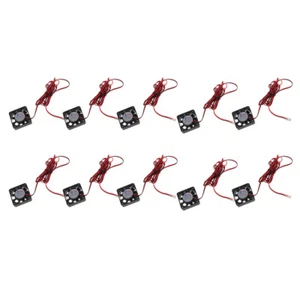 10stk. 4010 24 V DC Lüfter Kühler Gehäuse 40x40x10mm für PC 3D 2 pin - Photo 1/9