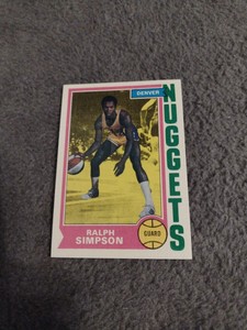 1974-75 Topps Basketball #219 Ralph Simpson Denver Nuggets NM+