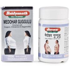 2 packs Baidyanath MEDOHAR Guggulu Guggul 120 Tablets free shipping