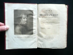 Leben von Michelangelo Buonarroti geschrieben von Ascanio Condivi Capurro 1823 Cantini - Bild 1 von 4