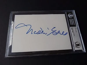 Milton Berle Vintage Firmato Autografato 5x7 Taglio Beckett Certificato e Slabbrato - Foto 1 di 2