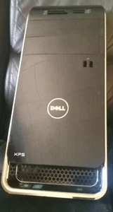 Dell XPS Computer Case Front Trim Drive Bay Cover Bezel Black/Chrome - Photo 1/3