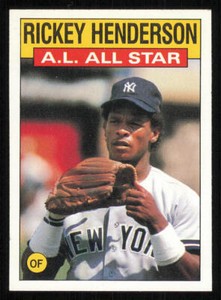1986 Topps #716 Rickey Henderson AS