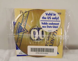 2001 AOL America Online 7.0 1000 hours Blue & Gold Disc Sealed .