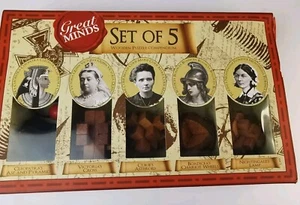Great Minds Wooden Puzzle Set Of Five Female Wooden Puzzles in box - Bild 1 von 11