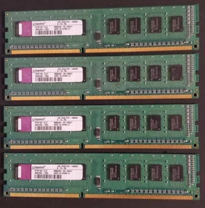 4 x Kingston 1GB DDR3-1333 RAM PC3-10600U CL9 1Rx8 KTW149-ELD Memory (KIT OF 4) - Picture 1 of 3
