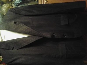 ABBIGLIAMENTO OXXFORD UOMO BLAZER/CAPPOTTO SPORTIVO/GIACCA RIGHE MARRONE QUASI NUOVO 41 ONWENTSIA - Foto 1 di 9