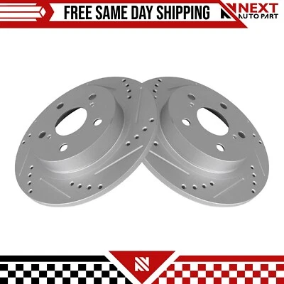 Nuevo juego de rotores de freno trasero sólido para Scion tC 2011-2016 Foto 1 de 4