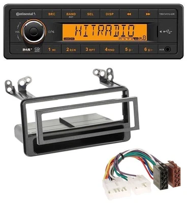 Continental 1DIN DAB MP3 AUX USB Autoradio für Toyota MR2, RAV4, Yaris Verso - Bild 1 von 4