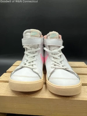 Auténticas Tenis Nike Unisex Niños Rosa/Blanco Zapatos Informales - EE. UU. 2 Foto 1 de 4