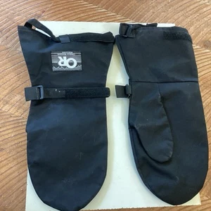 Outdoor Research SympaTex Fäustlinge L schwarz Mitt Shell Nylon Ski Schnee Made in USA - Bild 1 von 5