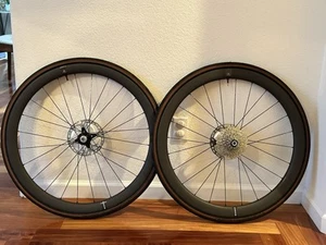 Reserve 40/44Carbon Road Bike Wheelset – Shimano 11/12 Speed Tubeless Ready - Picture 1 of 9