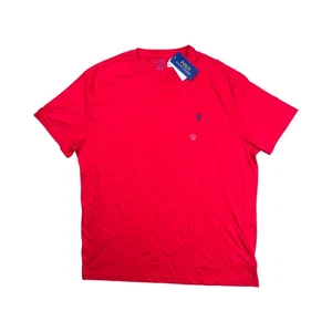 Camiseta Polo Ralph Lauren Roja Grande Calce Clásico Logo Algodón Camiseta - Imagen 1 de 7