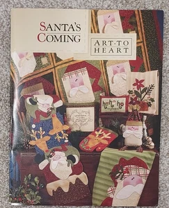 Art to Heart Santa's Coming Pattern Book Nancy Halvorsen #528B Christmas  - Bild 1 von 2
