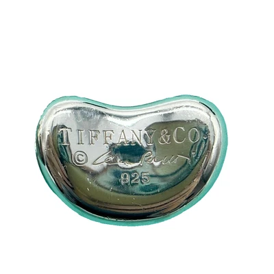 TIFFANY & Co. Gemelli fagioli in argento sterling 925 gioielli da uomo lucidati - Immagine 1 di 4