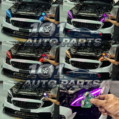 RGB Daytime Running Light LED Boards For Mercedes GLA180 GLA200 GLA220 2014-2017 — 第 1/4 张图片