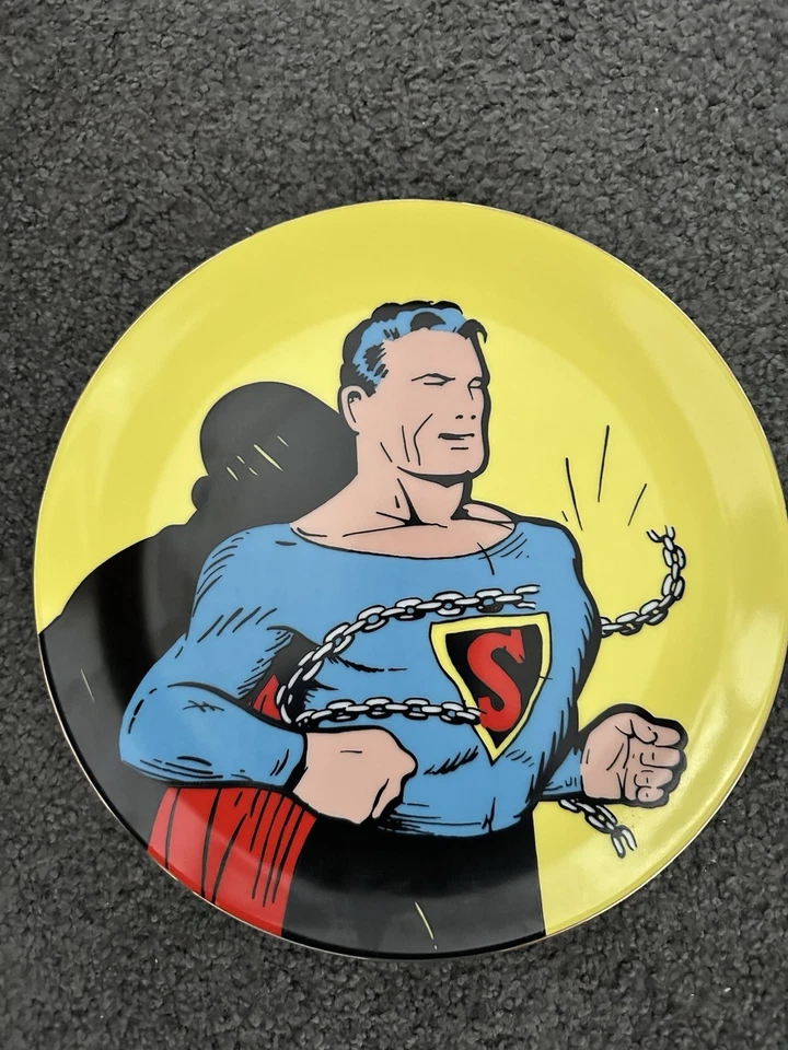 Superman “Man Of Steel” Ceramic Plate # 26 - Image 1 of 4