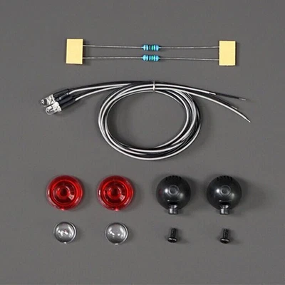 LED Spotlight Y-02 Round Roof Lights Lamp Kit for Tamiya 1/14 RC Truck Trailer - Image 1 of 4
