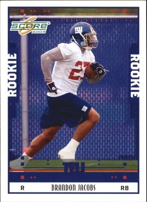 2005 Score Glossy #379 Brandon Jacobs - FB - Image 1 of 2