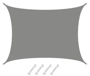 UV Sonnensegel Wasserdicht 6x5 - Rechteckig - Sonnenschutz Segel Garten Terrasse - Afbeelding 1 van 10