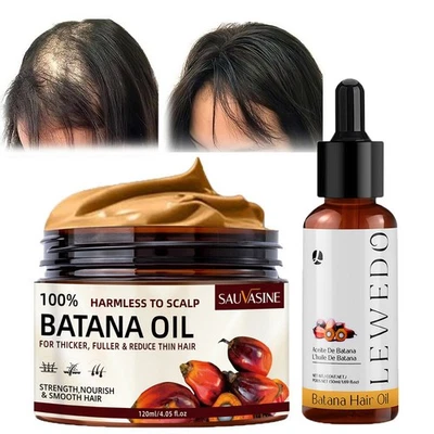 Natural Batana Oil for Hair Growth, Organic Batana Oil Conditioner Serum Spray - image 1 of 4