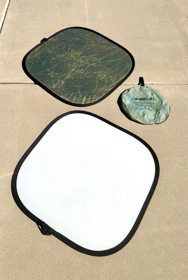 Westcott Illuminator Reflector 4-in-1 42 Inch Diffuser Kit White, Gold, Silver - Image 1 of 4