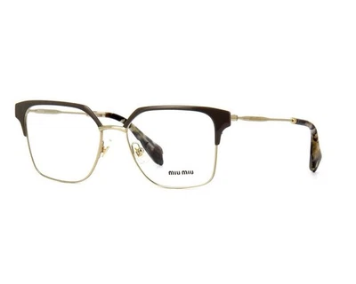 Brand New Miu Miu Women Authentic Eyeglasses MU 52OV UET-1O1 RX Italy Case Italy - Image 1 of 4
