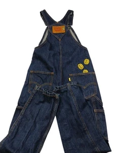 Levi's x Super Mario Nintendo Denim Overalls Men's size Xs - Picture 1 of 7