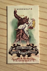 2009 Allen & Ginter's Creatures of Legend Myth Terror Werewolf RARE! Best Offer - Picture 1 of 3
