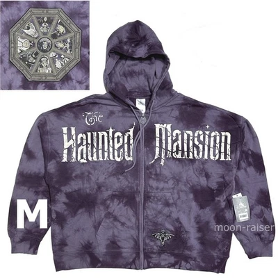 Sudadera con Capucha Tie-Dye Cremallera La Mansión Embrujada Parques Disney Ajuste MEDIANO Cuadrado Foto 1 de 4