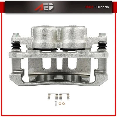 Pinzas de freno delanteras izquierdas de 1 pieza con juego de soportes para Lincoln Town Car 2003-2011 Foto 1 de 4