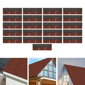 Roofing Shingles Asphalt Shingles Roof Tiles 21Pcs Asphalt Roof Shingles 2.7mm - Picture 1 of 21