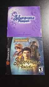 Shenmue Passport And Manual Sega Dreamcast Instruction Manual Booklet  ONLY