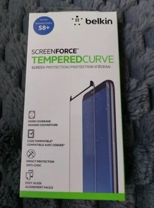 Belkin Screenforce TemperedCurve Samsung Galaxy S8+ Impact Protection - New - Zdjęcie 1 z 2