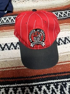 Cappello Vintage Georgia Bulldogs Gessato Starter University NCAA - Foto 1 di 8