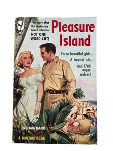 Pleasure Island - William Maier  - SLEAZE  1949 Vintage Paperback Bantam - Bild 1 von 3