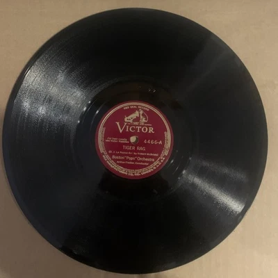 Boston Pops Orchestra, 78 rpm, V+, Tiger Rag, Victor Red Seal 4466 - Image 1 of 2