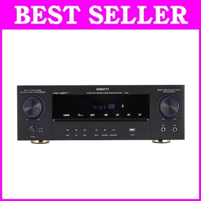 Receptor estéreo de 5.1 canales con HDMI, Bluetooth, RCA Foto 1 de 4