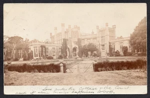 Postkarte Highcliffe Castle bei Christchurch Dorset verschickt 1905 RP - Bild 1 von 3