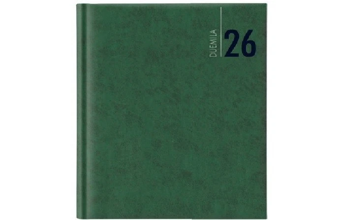 Agenda settimanale 17x24 blocco fisso ANNO 2026 VERDONE - Immagine 1 di 1