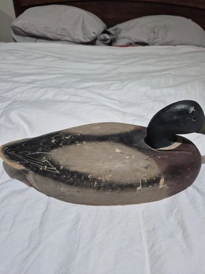 PATO SEÑUELO WILD FOWLER MALLARD DRAKE PINTURA ORIGINAL Foto 1 de 3