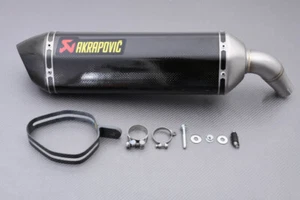 Silenciador Tubo Escape AKRAPOVIC LINE Carbono SUZUKI SV 650 X SVX 2018-2022 - Picture 1 of 5