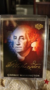 5/10 Entscheidung 2016 Präsident GEORGE WASHINGTON 40. Nationalporträts SP-Karte - Bild 1 von 5