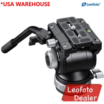 Leofoto BV-15 70mm Video head Fluid Head with Quick Release Plate - Image 1 of 2