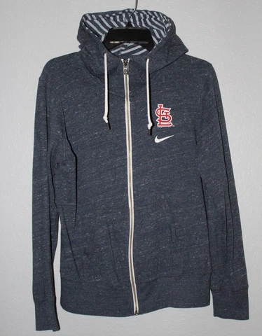 Nike St. Louis Cardinals Full Zip Baseball Sweatshirt Hoodie Jacket Women LARGE Cover