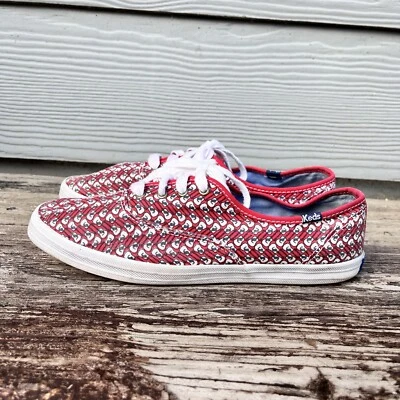 Zapatillas deportivas Keds Taylor Swift rojas con estampado de guitarra para mujer 8 Foto 1 de 4