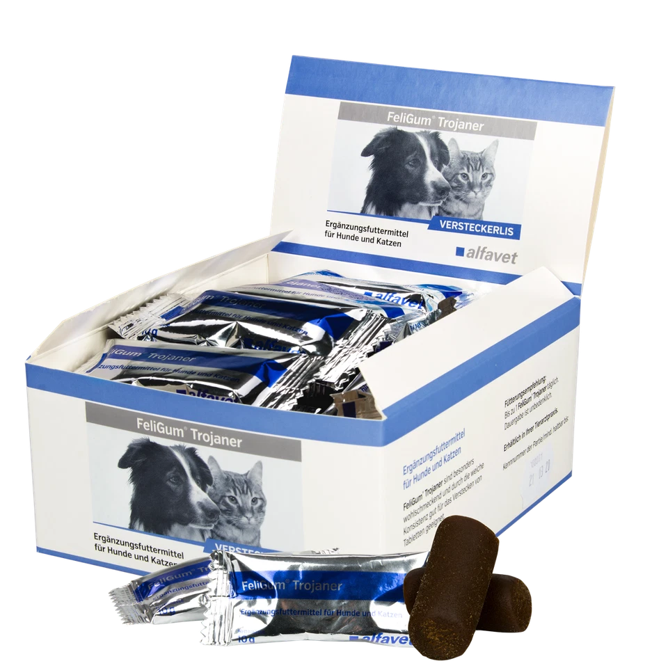 Alfavet FeliGum Trojan, (20 x 10 g) (€1.44/1pcs) Free DHL Shipping! - Image 1 of 1