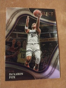 2021-22 DE'AARON FOX PANINI SELECT COURSIDE NBA KARTE #290 SACRAMENTO KINGS - Bild 1 von 2