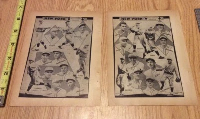 Rare 1930 New York Giants Pictures- Spauldings Baseball Guide Ott Terry Hubbell - Image 1 of 2